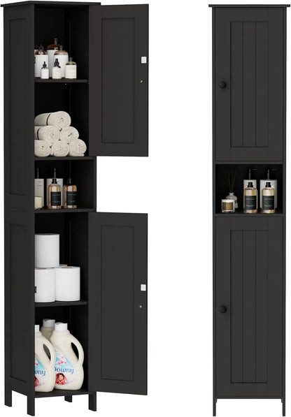 67" Slim Tall Storage Cabinet for Small Spaces