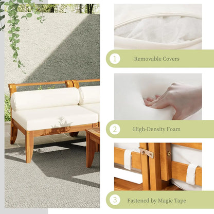Modular Acacia Outdoor Lounge Collection
