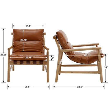 Mid-Century Accent Slipper Chair