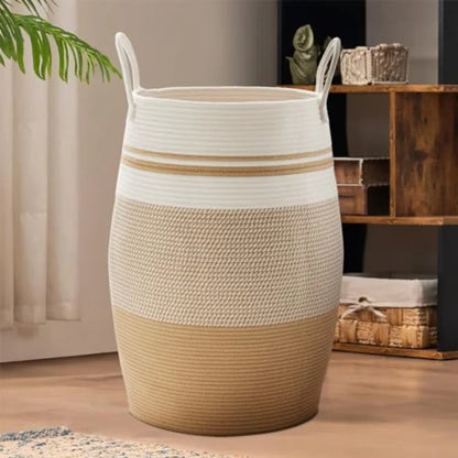 Woven Rope Laundry Hamper