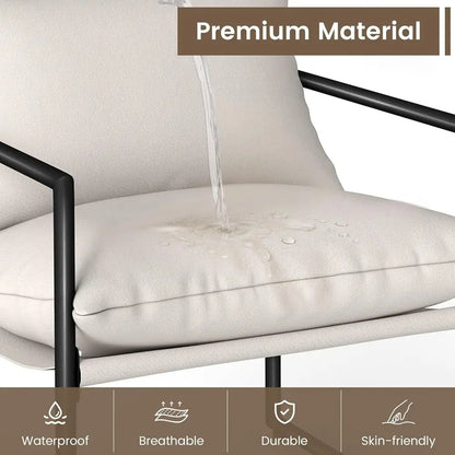 Modern Outdoor Accent Chair Set
