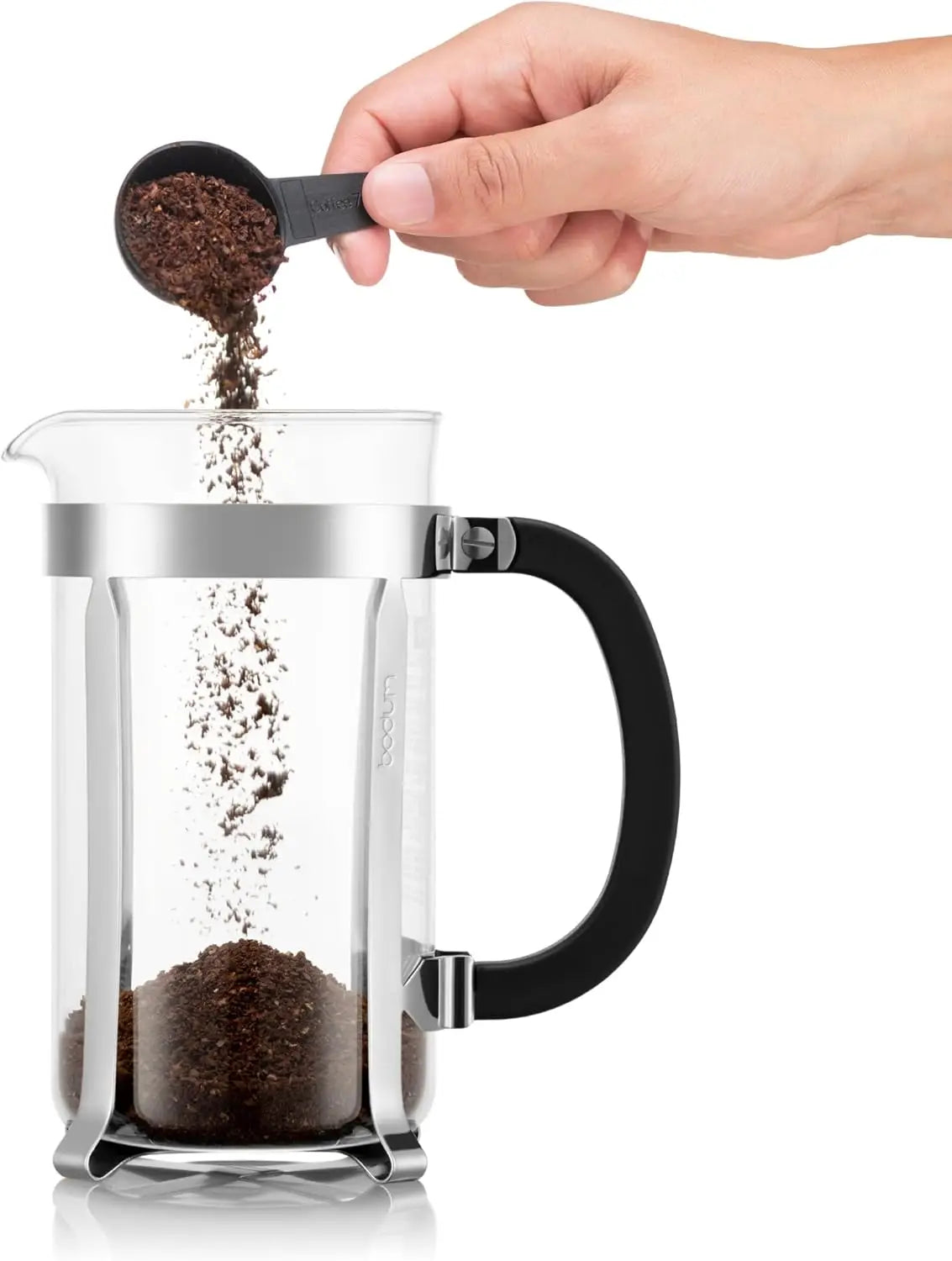 Classic French Press with Polished Stainless Steel Frame