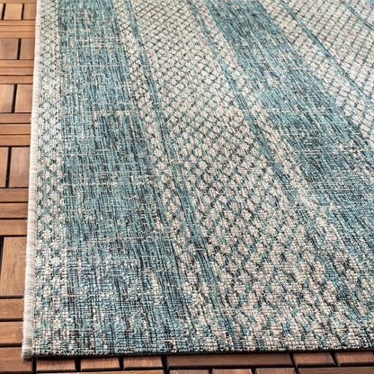 Indoor Outdoor Geometric Area Rug, 9' x 12'