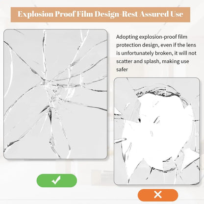 28" x 20" Rectangular Aluminum Wall Mirror