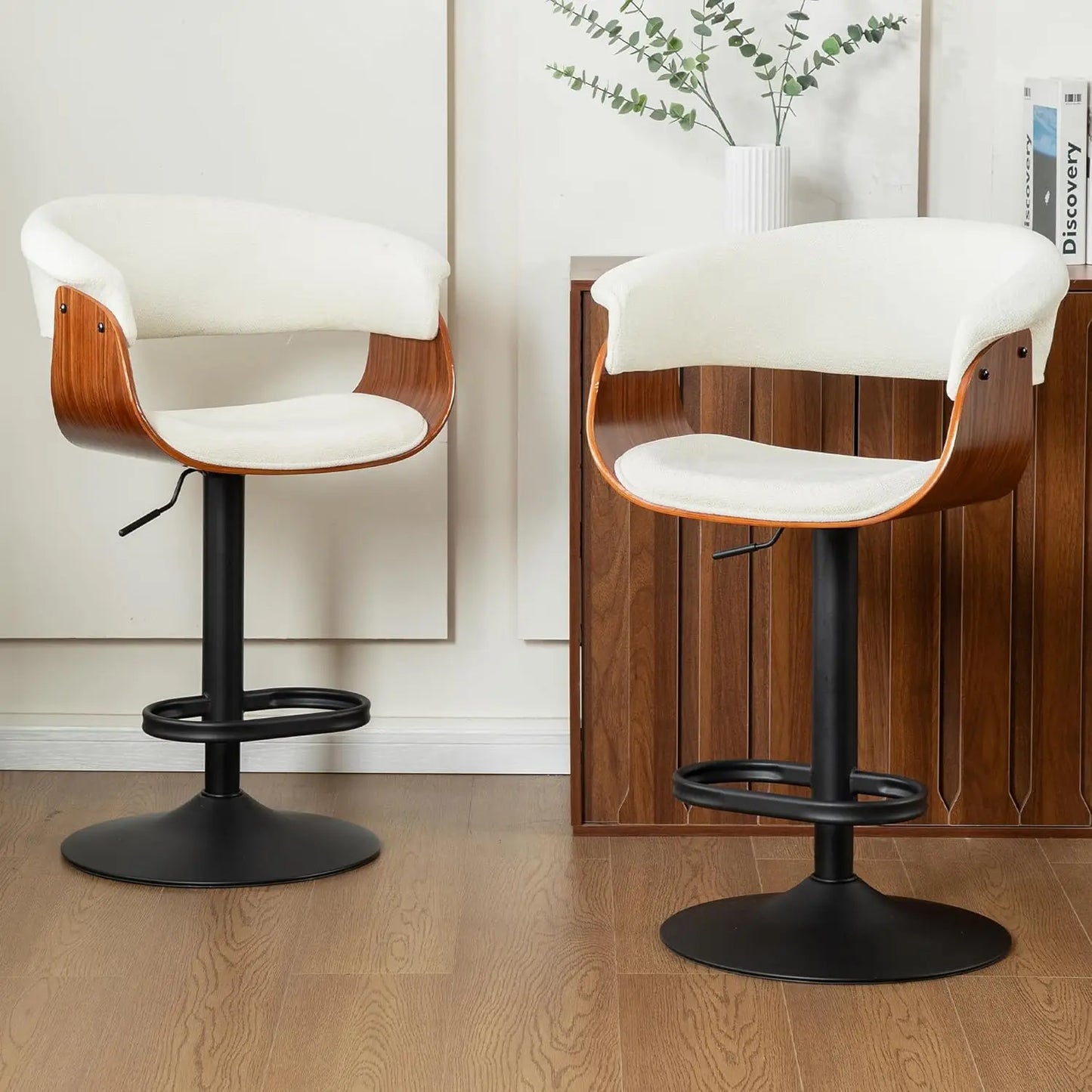 Adjustable Swivel Bar Stools (Set of 2)