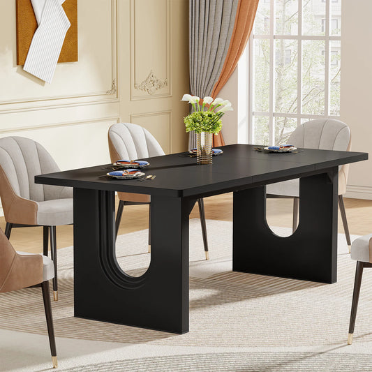71" Modern Dining Table for 6 to 8 People