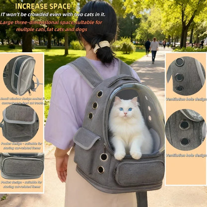 Transparent Pet Carrier Breathable Backpack