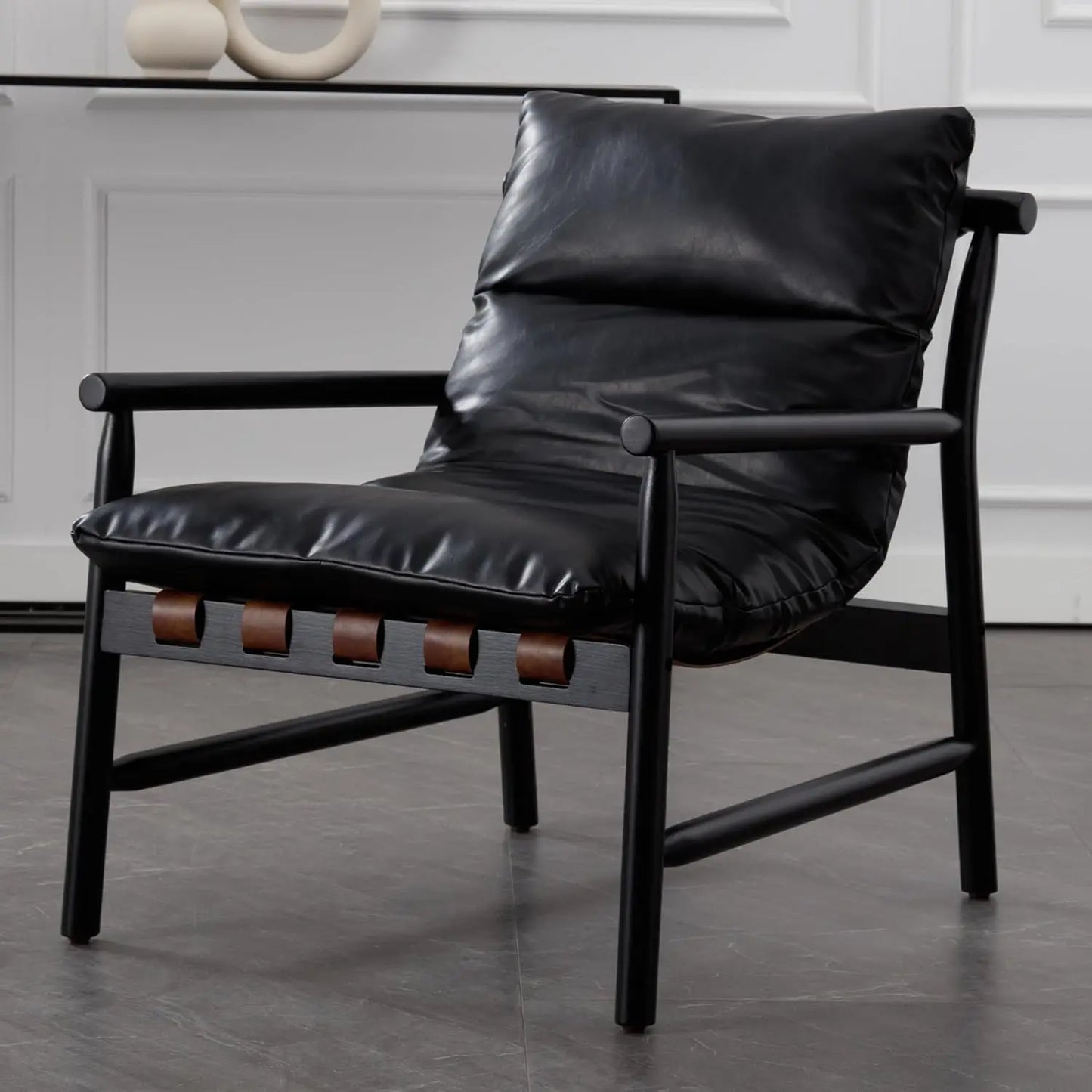 Mid-Century Accent Slipper Chair