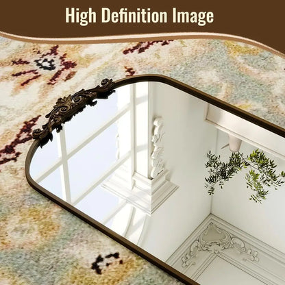 Vintage Arched Full-Length Floor Mirror
