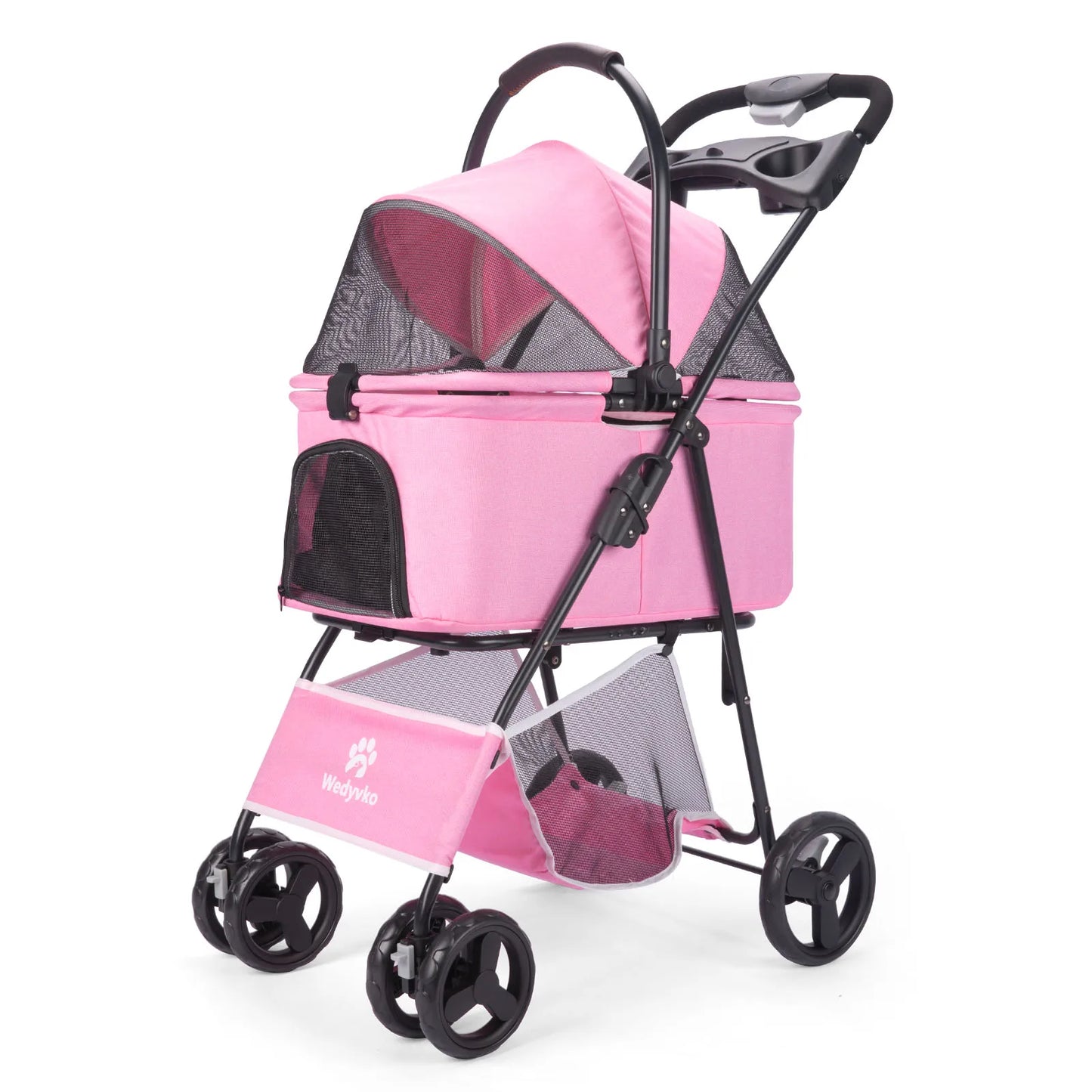 3-in- 1 Waterproof Pet Stroller with Removable Carrier