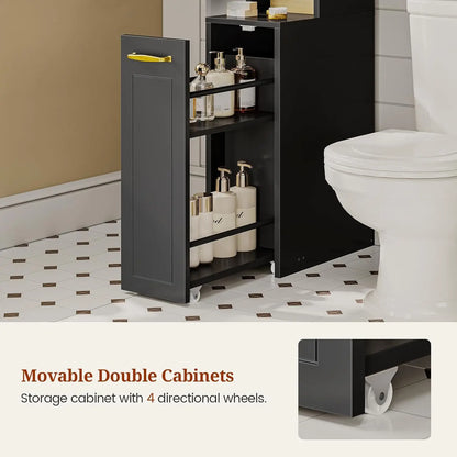 Over-the-Toilet Storage Cabinet with Adjustable Shelves