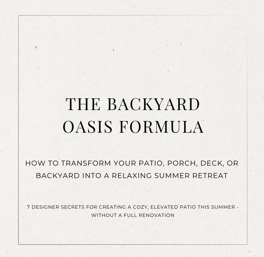 The Backyard Oasis Formula | Digital Style Guide