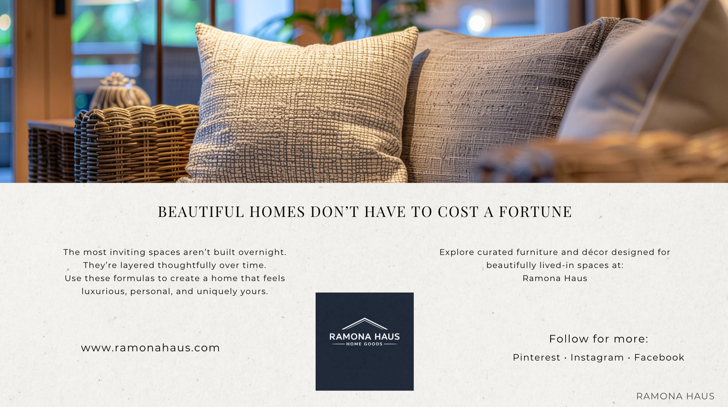 The Luxury Looks for Less Formula | Digital Home Styling Guide