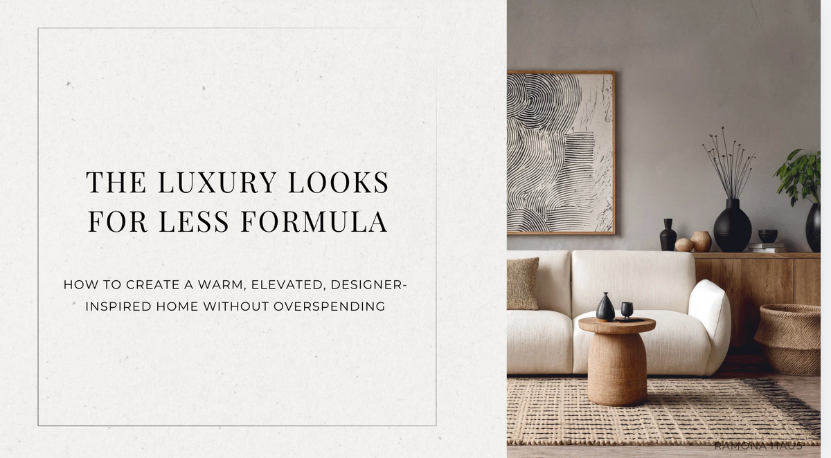 Luxury Looks for Less Formula