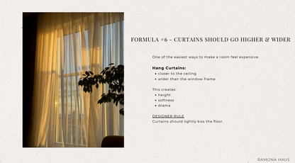 Designer Look Living Room Formula | Digital Style Guide