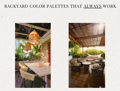 The Backyard Oasis Formula | Digital Style Guide