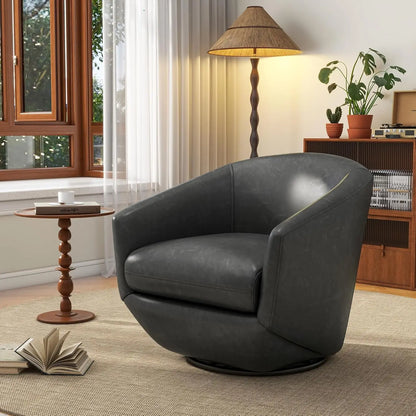 Swivel Barrel Accent Chair