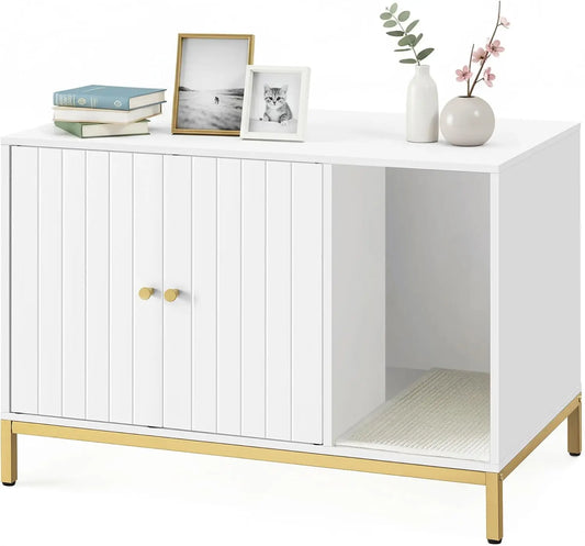 Modern Litter Box Enclosure with Hidden Design