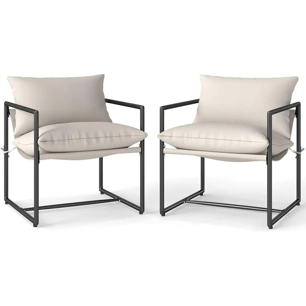Modern Outdoor Accent Chair Set