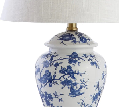 Blue & White Chinoiserie Ginger Jar Lamp
