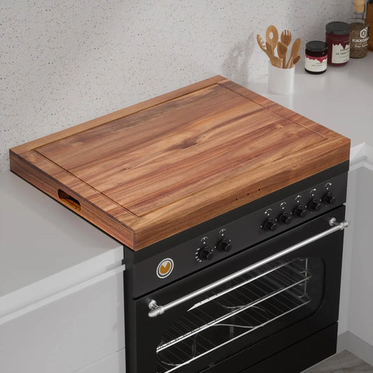 Acacia Wood Stove Cover Serving Board