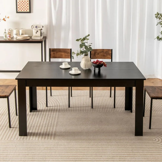 63” Counter Height Dining Table With Versatile Design