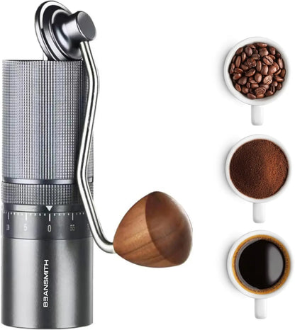 Precision Manual Coffee Grinder with Adjustable Burr System
