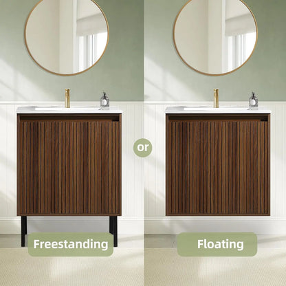 30" Bathroom Vanity with Sink, Modern Design