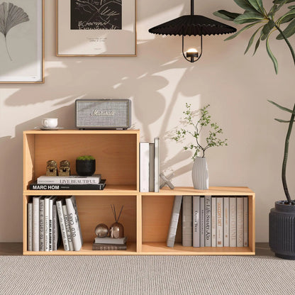 Mid Century Modular Storage Bookcase Cube