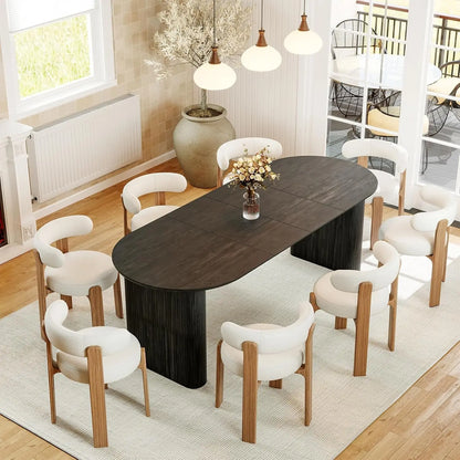 Expandable Dining Table with Flexible Seating Design
