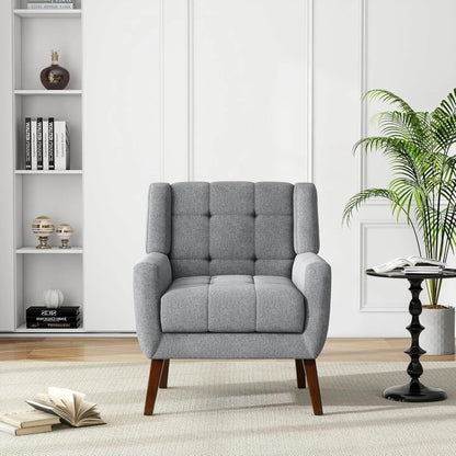 Modern PU Leather Accent Chair