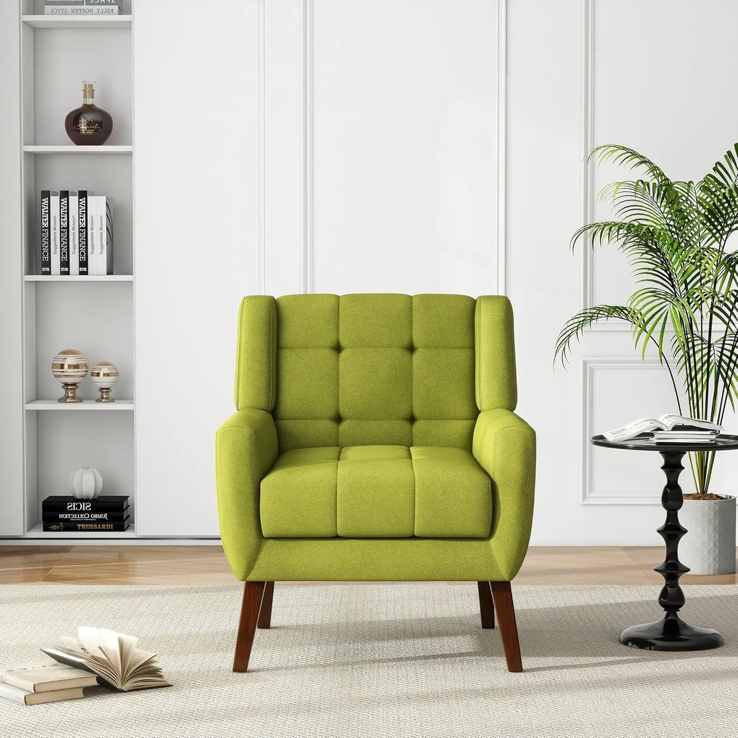Modern PU Leather Accent Chair