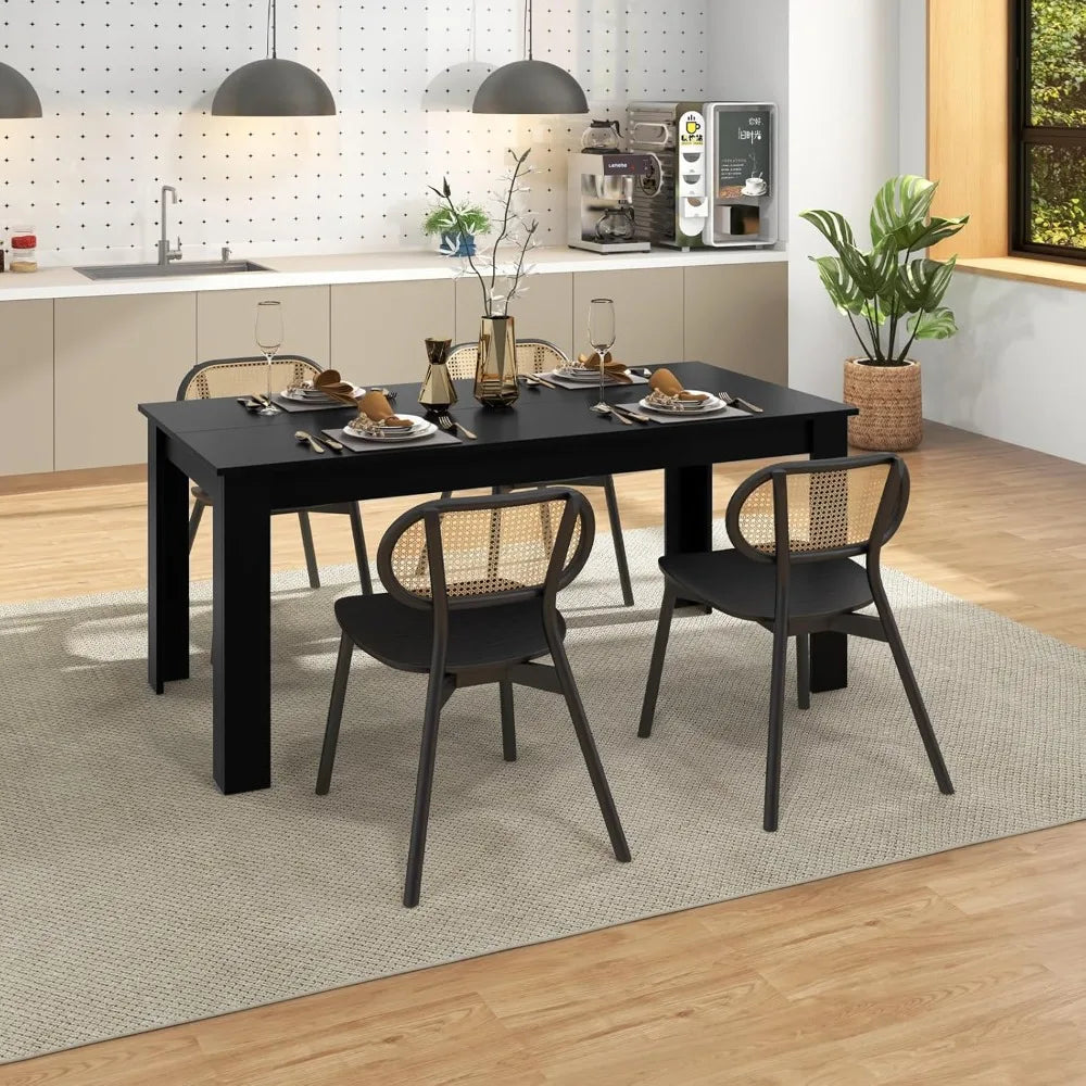 63” Counter Height Dining Table With Versatile Design