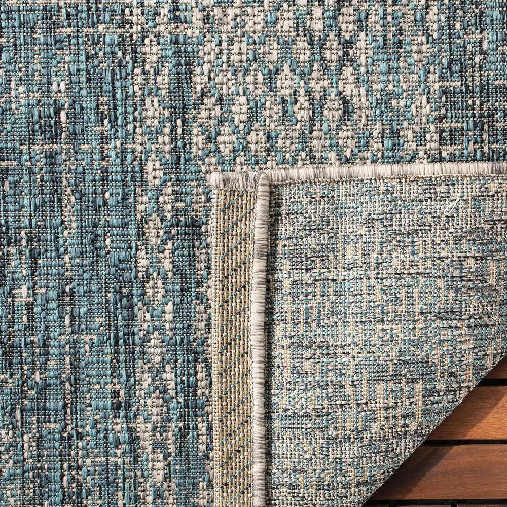 Indoor Outdoor Geometric Area Rug, 9' x 12'