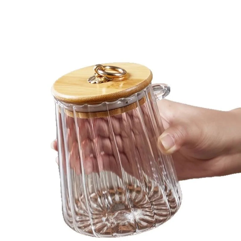 Glass Tea & Spice Storage Jars with Airtight Lids