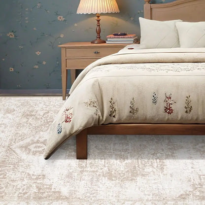 Vintage Washable Non-Slip Stain Resistant Area Rug