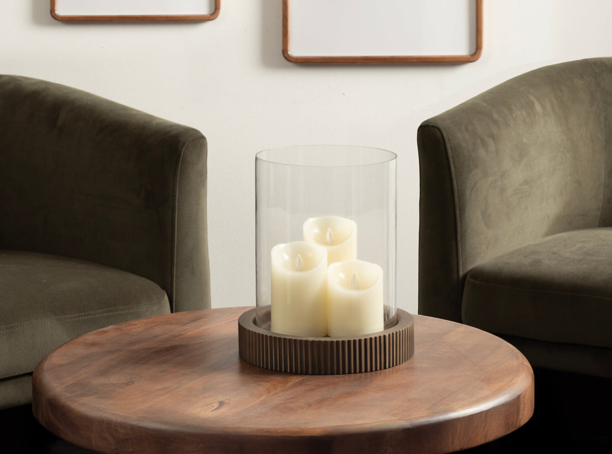 Rooks Metal Candle Holder