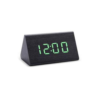 Digital LED Wooden Alarm Clock