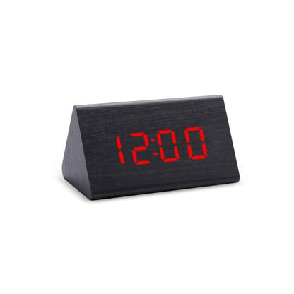 Digital LED Wooden Alarm Clock