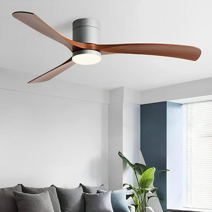 Modern Nordic Ceiling Fan Light 6-Speed DC LED 2400LM Remote 3CCT